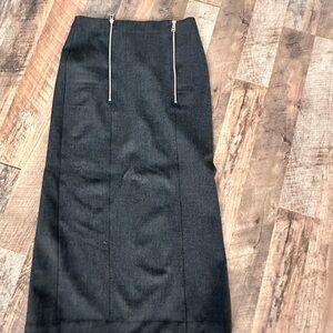 Zara Gray Pencil Skirt